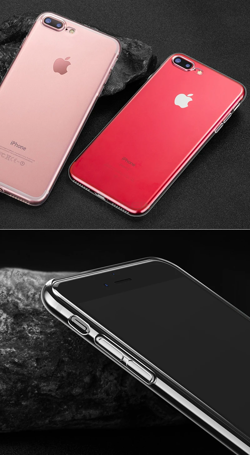 Case For iPhone 7 7 Plus Cases , Transparent TPU Soft Covers Cases For iPhone 7 Plus Luxury Clear Shockproof For iPhone 7 Case (10)