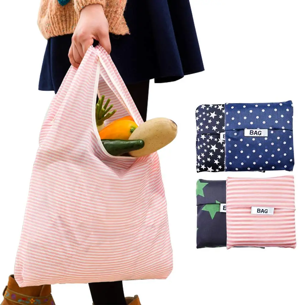 

Foldable Portable Reusable Grocery Bags Foldable Shopping Tote Bag,Washable, Durable and Lightweight Reusable Grocery Bags