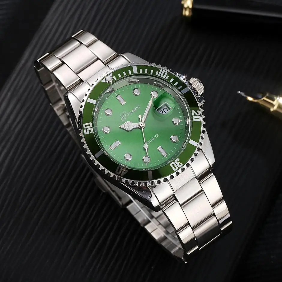 Reloj hombre 2018 Новые Модные Военные часы из нержавеющей стали для свиданий Спортивные