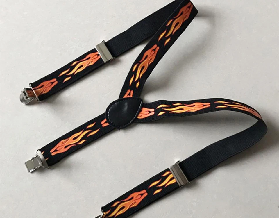New Design Y Shape Boy&Girl Elastic Clip-on Suspenders Adjustable Braces Solids Fashion Colors Unisex