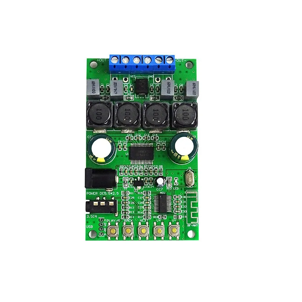 Плата усилителя звука Tenghong TPA3118D2 Bluetooth 5 0 30 Вт * 2|Усилители мощности| |