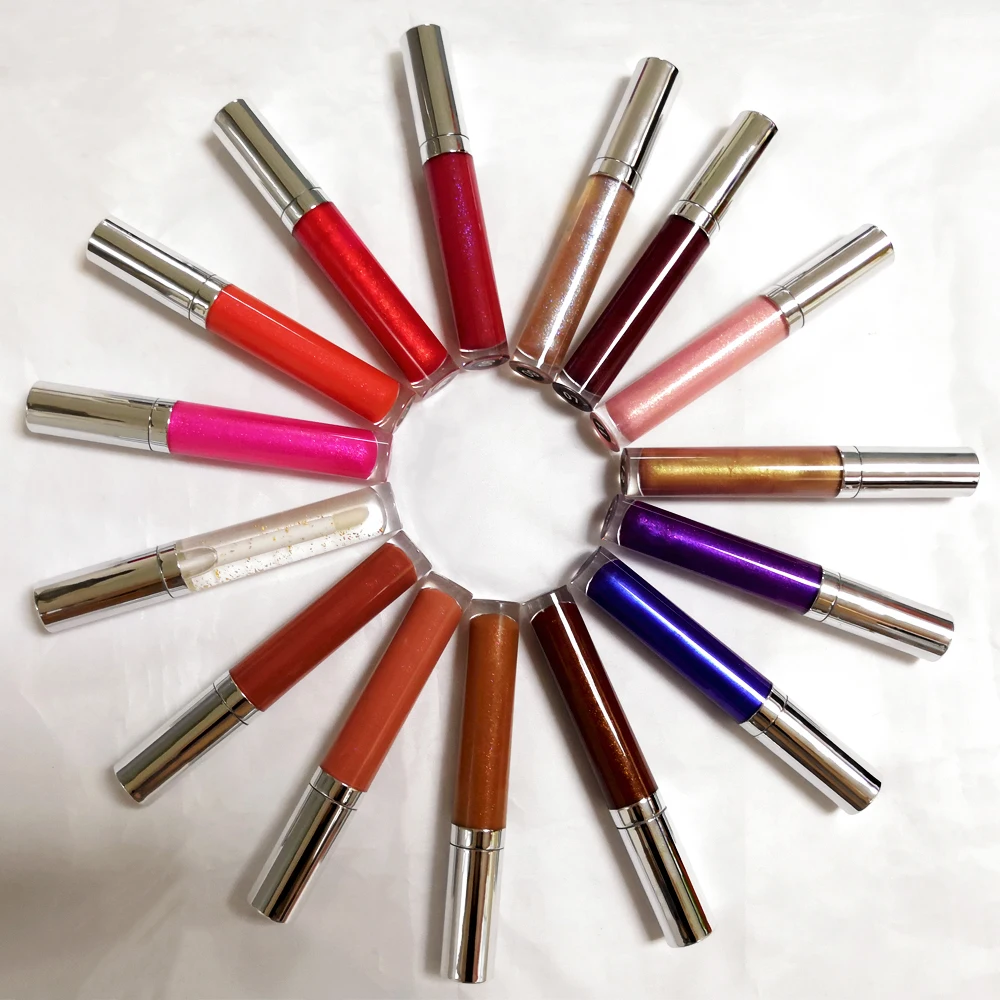 

No Logo Makeup Waterproof 15 color liquid lip gloss lipgloss lipstick shimmer glossy Liquid lip gloss lipstick Makeup Lip Sticks