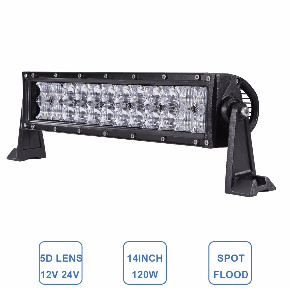 

14INCH Offroad LED Light Bar Driving Headlight Car Auto Truck Trailer Wagon Pickup Van Camper 4WD 4X4 ATV 12V 24V Combo Fog Lamp