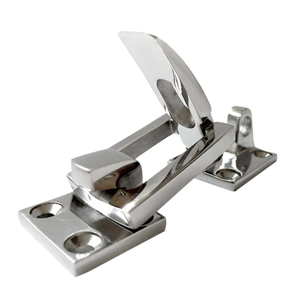 1 Pcs Marine-Grade 316 Stainless Steel Boat Deck Locker Hatch Anti-Rattle Latch Fastener Clamp Marine Hardware Boat Accessories