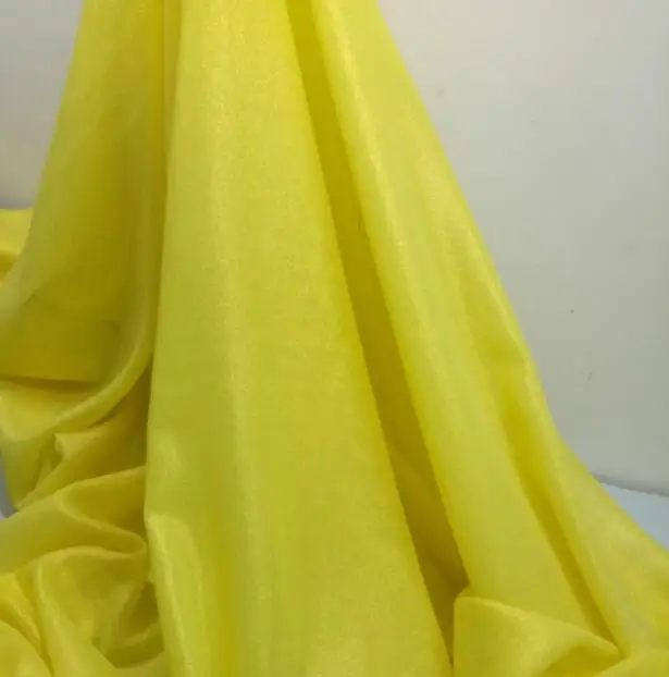 Yellow Бронзовое платье из шифона для танцев, для костюмированной вечеринки, мягкое, бронзовое, дышащее платье своими руками, 1 метр - Цвет: Yellow
