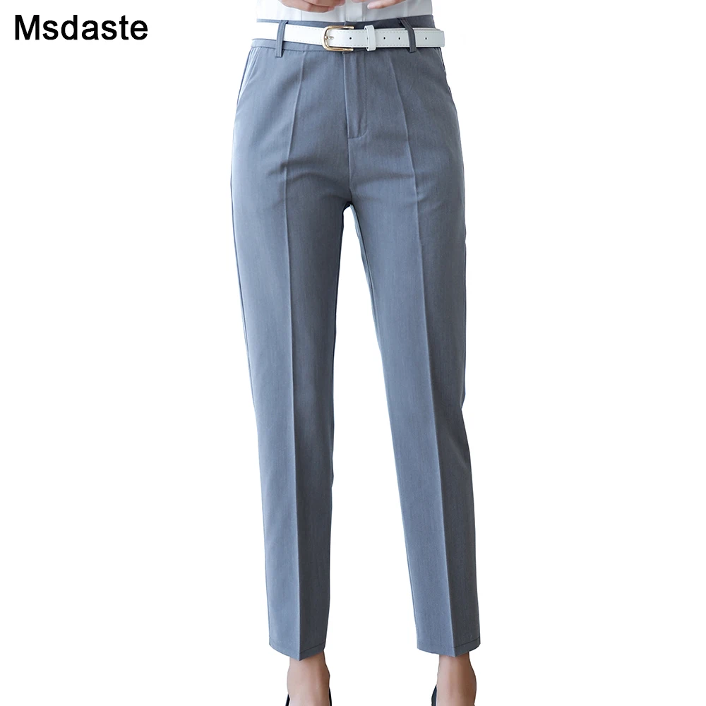 Office Lady Pencil Pants Women Autumn Spring Summer Casual Pantalon Femme Korean Style Slim Straight Leg Pant Womens Trousers Office Lady Pencil Pants Women Autumn Spring Summer Casual Pantalon Femme Korean Style Slim Straight Leg Pant Womens Trousers