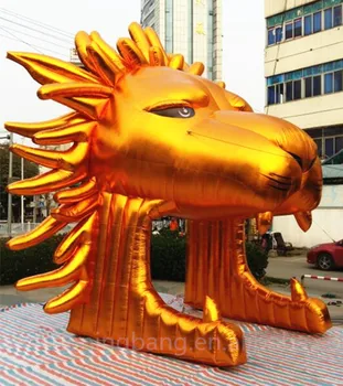 

Free shipping 5m high giant inflatable lion for event decoration