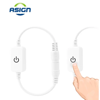

Hot Seller DC12V-24V Led Touch Dimmer Switch Control Led Dimmer Brightness Control For Led Strip Touch Switch On/Off Controller