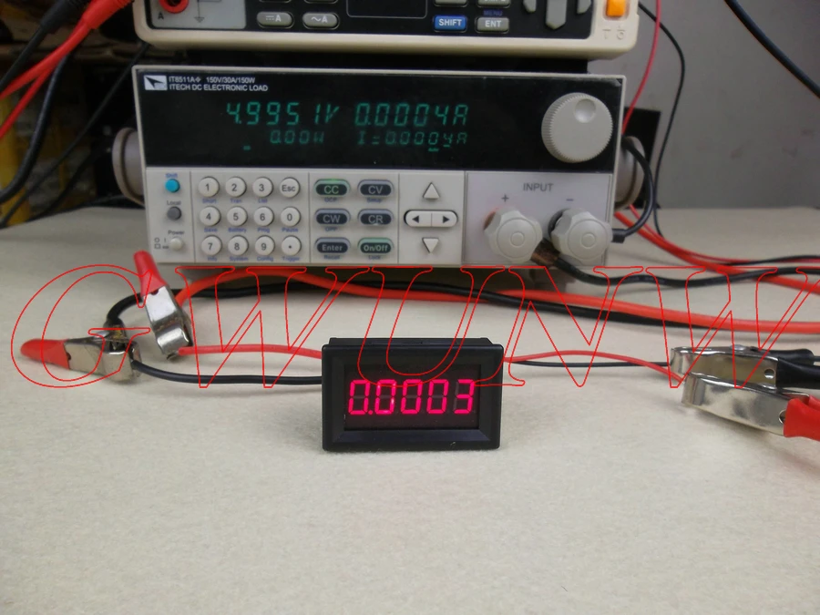 GWUNW BY536A DC 0-3.0000A(3A) Цифровой Амперметр 5 бит 0,36 дюйма