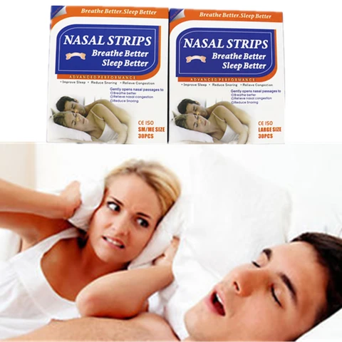 Direito e Reduzir Caixas Lote 55x16mm Dispositivo Anti Ronco Respirar Sono Melhor Nasal Tiras 6000pcs = 200 –