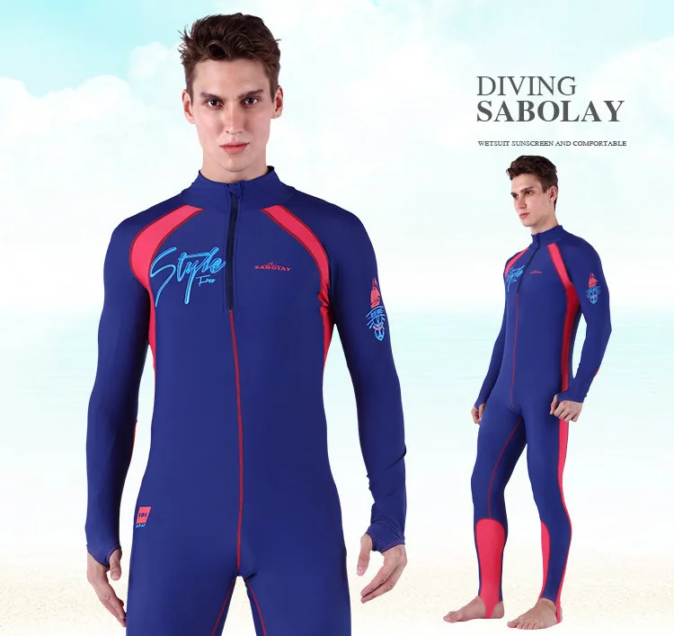SABOLAY lovers, костюм для дайвинга, цельнокроеная эластичная рубашка для серфинга, купальный костюм-двойка, тонкая пляжная одежда с длинными рукавами для плавания