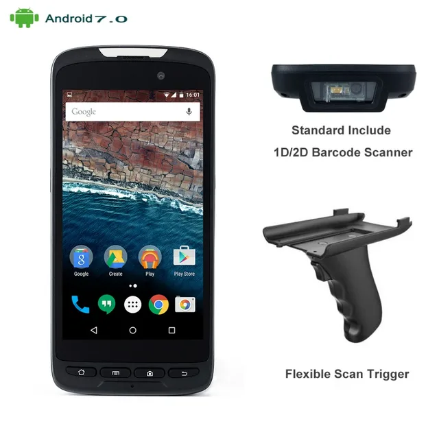 Cheap Mobile Data Terminal Handheld Courier PDA NXP NFC RFID Reader Handheld Android 7.0 Honeywell /Zebra 1D 2D Laser Barcode Scanner Cheap Mobile Data Terminal Handheld Courier PDA NXP NFC RFID Reader Handheld Android 7.0 Honeywell /Zebra 1D 2D Laser Barcode Scanner