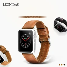 Original Genuine Leather Strap for Apple Watch Band 42mm 38mm Cowhide Bracelet for iWatch Series 1 2 3 Vintage Watchbands