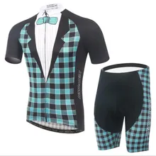 Q493 решетки Велосипеды Трикотажные изделия с коротким рукавом летние влагопоглощающие Велосипеды Трикотажные изделия с коротким рукавом комплект