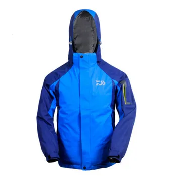 

2018 Winter Fishing Jacket Waterproof Anti UV Coat Mens Hooded Two Sets Clothes Waterproof Breathable WA Suits Vetement De Peche