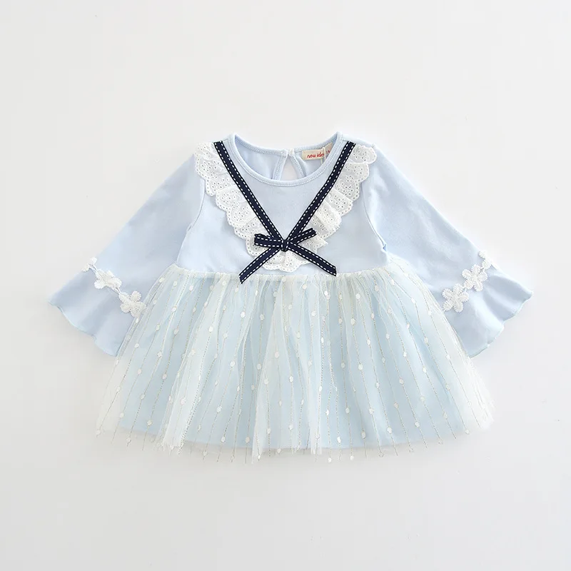 

Kseniya Kids 2018 Winter And Autumn New Girls Cute Flowers Princess Sweet Dress