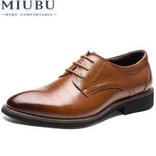 2019 New High Quality Genuine Leather Men Brogues Shoes Lace-Up Bullock Business Dress Men Oxfords Shoes Male Formal Shoes цена 2019 New High Quality Genuine Leather Men Brogues Shoes Lace-Up Bullock Business Dress Men Oxfords Shoes Male Formal Shoes цены онлайн