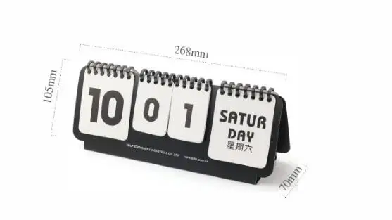Área de Trabalho Calendário com Page-turning Criativo Faça Você Mesmo Tabela Calendário 3 Cheap Calendário