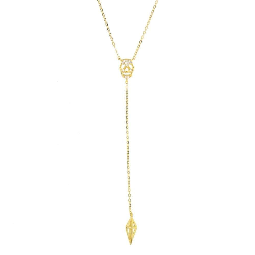 silver necklace 41+5cm Y (12)