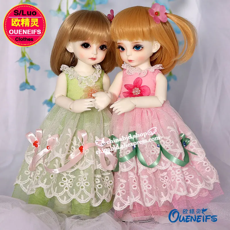 Одежда для кукол BJD 1/6 оригинальная газовая юбка с кружевной кромкой тела Lati Littlefee