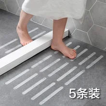 Главная Ванная комната прозрачные нескользящие 5 лестница лента ванной душевая комната противоскользящие полосы