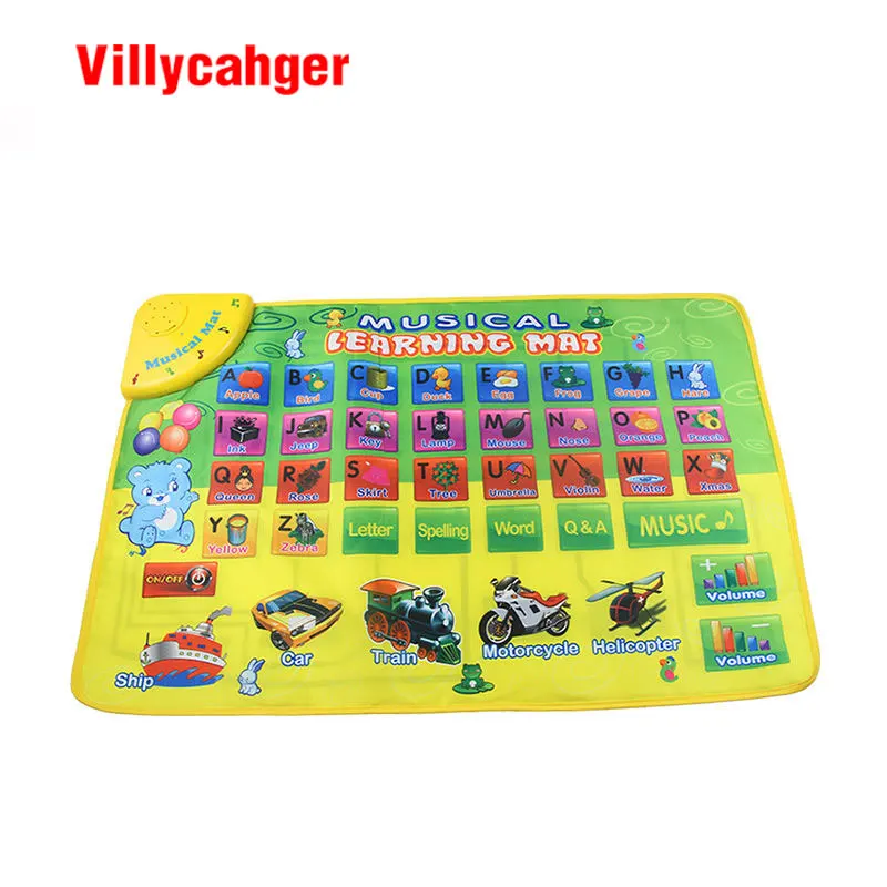 74x49cm big size English language baby learning mat / English learning