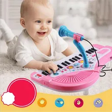 37 Keys Electronic Piano Keyboard With Microphone Children Musical Instrument Electronic Organ Educational Toys 40LY19