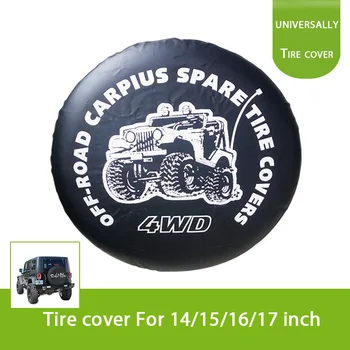 

Universal 4WD 4X4 Soft Black Spare Tire Cover Wheel Covers for All Cars Tyre Diameter 76~79cm