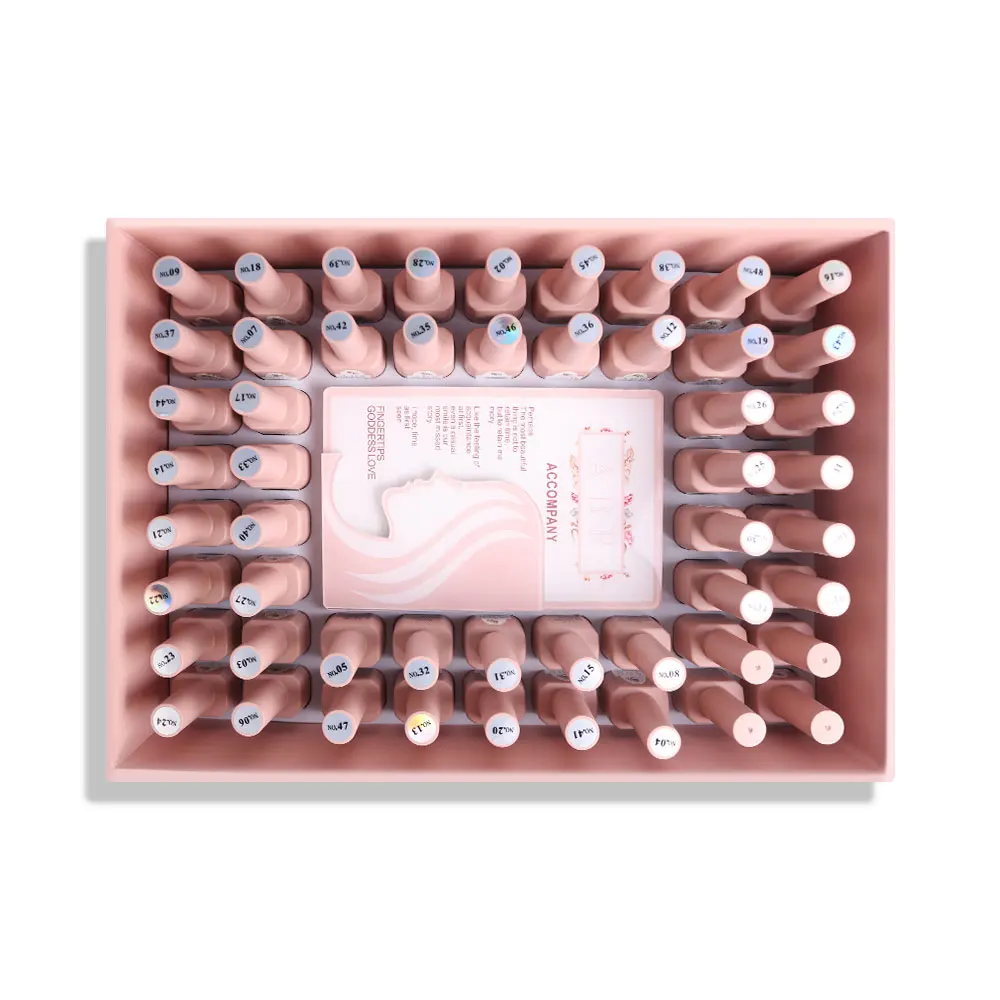 

48 Colors Nail Polish 15Ml Nail Art Uv Led Soak-Off Gel Manicure Set Lacquer Semi Permanent Varnish Glitter Long Lasting