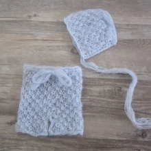 Реквизит для фотосъемки новорожденных, шерсть ангоры, вязаные штаны ручной работы, комбинезоны, реквизит для фотосъемки