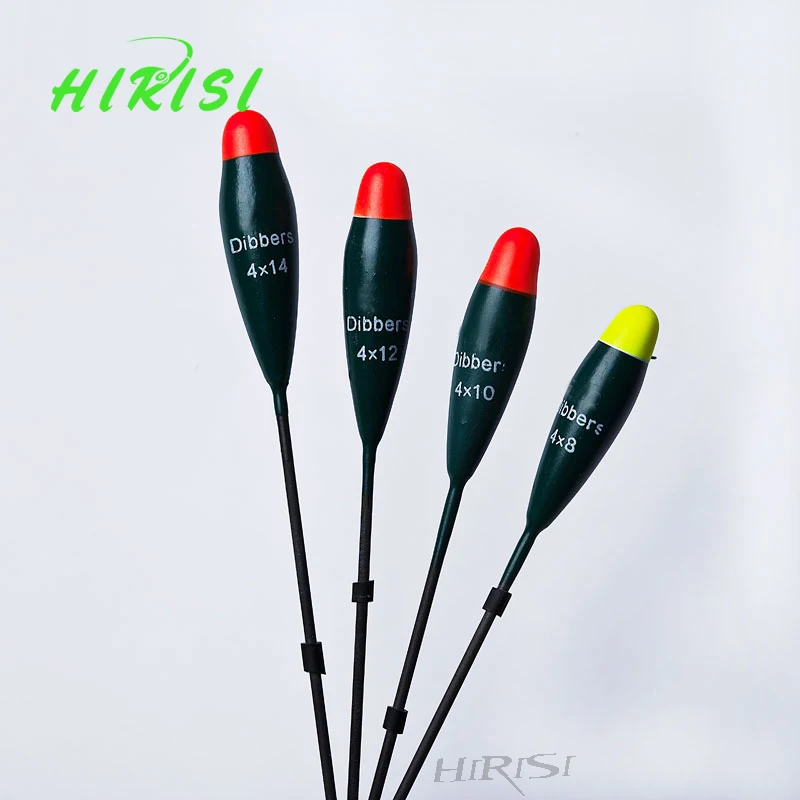 4pcs Fishing Float Set Dibbers Float Barguzinsky Carobon Stem Pole