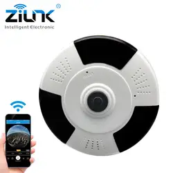 Zilnk 1080 P HD 360 градусов ip Камера Wi-Fi Fisheye панорамный VR Cam Беспроводной ntework видеонаблюдения Камера V380 вид