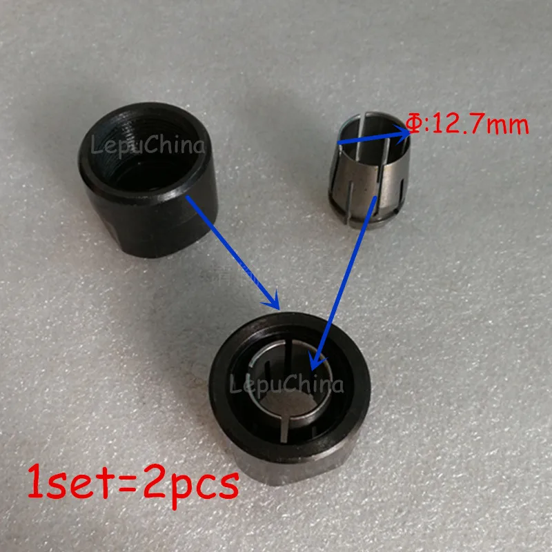 1 комплект втулка конусная Зажимная гайка для фрезерного станка MAKITA 3612Y 3612 3612T 3612CY