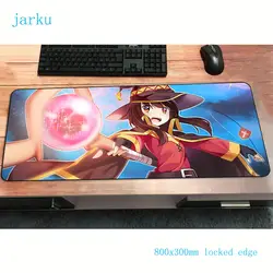 Megumin коврик для мыши геймер красивый 800x300x2 мм notbook коврик для мыши игровой коврик для мыши властный коврик для мыши стол для компьютера padmouse