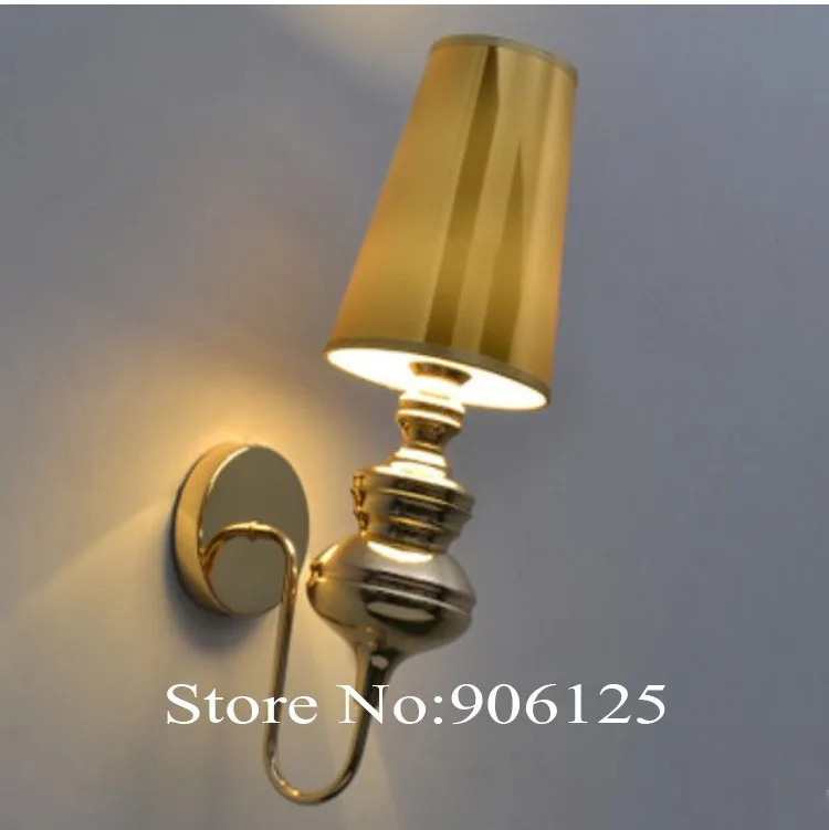 Современный прикроватный настенный светильник для гостиной настенный светильник Гарантия - Цвет абажура: Золотой