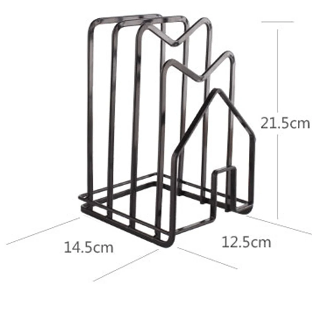 1 шт. стеллаж для хранения практичный полезный Органайзер разделочная доска полка горшок крышка держатель Органайзер стойка для дома кухонный магазин