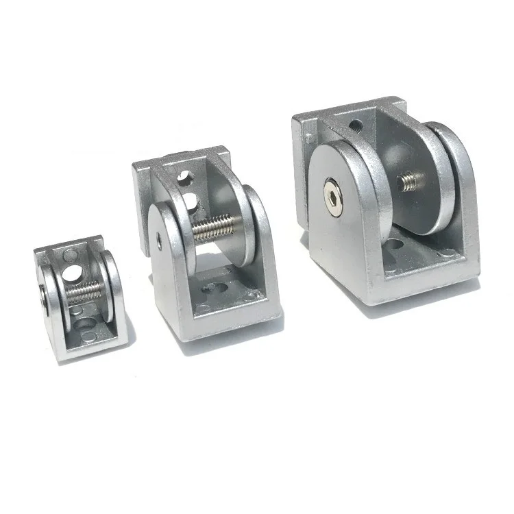 

2PCS/LOT Zinc Alloy Flexible Pivot Joint Connector For EU Standard Aluminum Extrusion Profile 2020 3030 4040 4545