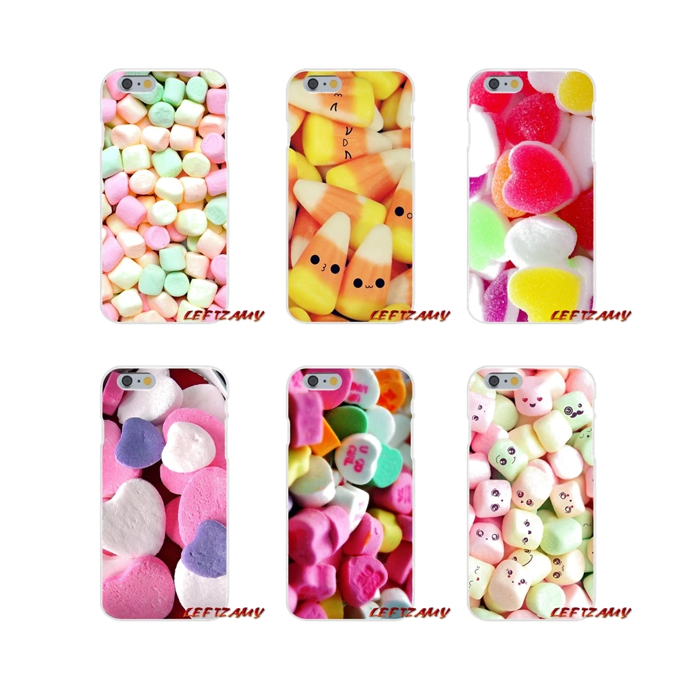 Cute Marshmallow Lovely Candy Transparent TPU Shell Covers For Samsung Galaxy S3 S4 S5 MINI S6 S7 edge S8 S9 Plus Note 2 3 4 5 8 | Мобильные