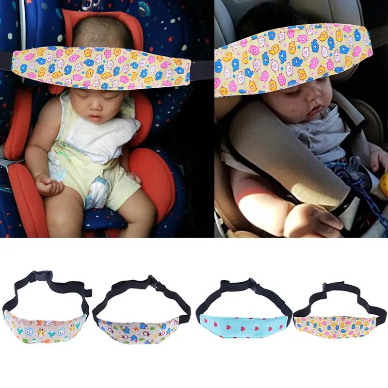 

Baby Stroller Car Adjustable Pram Sleep Nap Holder Belt Safety Seat Sleep Nap Headband Head Support Holder Sleeping Belt