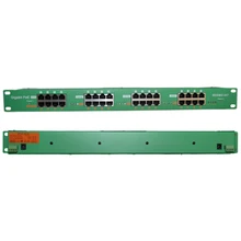 16 портовый гигабитный источник питания по Ethernet PoE+ автоматический переговорный инжектор без источника питания: WT-AT-16-1U