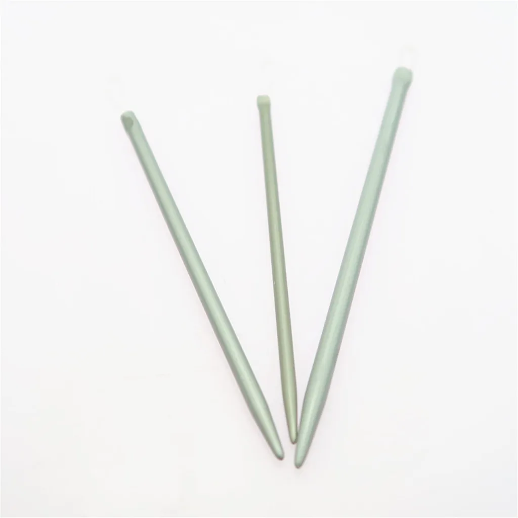 3pcs Aluminium Alloy Wool Needles + 2pcs Large-eye Bent Tip Tapestry Needles