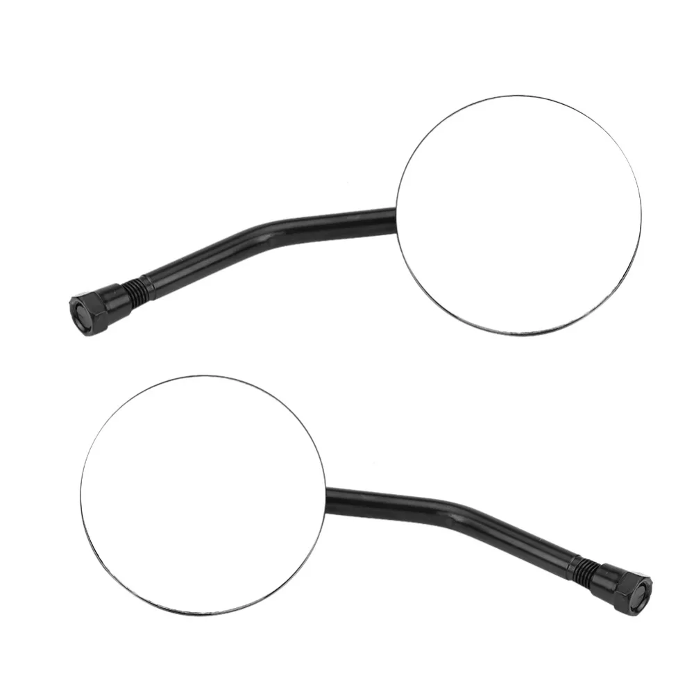 Зеркало заднего вида 2 предмета M10 в байкерском стиле черного цвета Круглый Зеркало заднего вида зеркало заднего вида для Harley