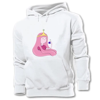 

The Ice King Princess Bubblegum Cute Cartoon ADVENTURE TIME Jake Dog Womens Graphic Hoodie Sweatshirt Strings Hooded Pullover