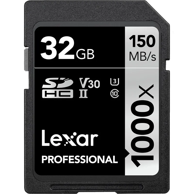 Дешевый Акция! Lexar 32 GB 64 GB SDHC 128 GB 256 GB SDXC U3 карты 150 МБ с. Class 10 1000X карты памяти SD для 3D 4 K видео Камера