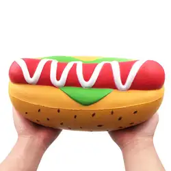 Большая имитирующая мягкая игрушка Hotdog антистресс домашний декор