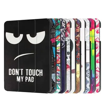 

Leather Case For Samsung Galaxy Tab A6 10.1 2016 SM-T580 SM-T585 for Samsung Galaxy Tab A 10.1 3 Fold PU Smart cover