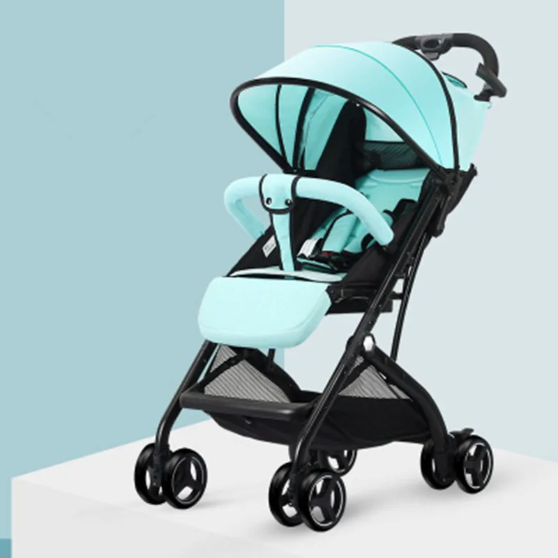 6,7 кг легкая детская коляска с высоким ландшафтом, четырехколесная тележка, передвижная коляска для новорожденных, складная переносная, для прогулок с малышом