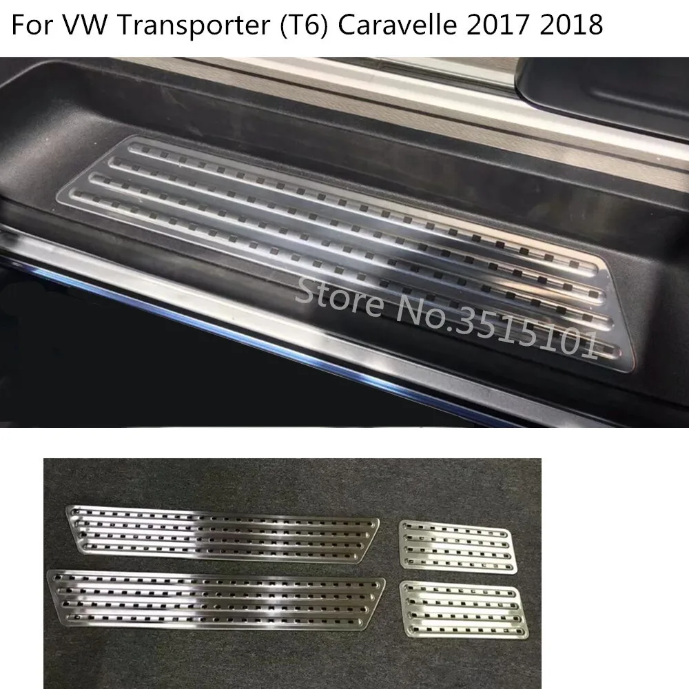 Накладка на порог автомобильной педали из нержавеющей стали для VW Transporter (T6) Caravelle