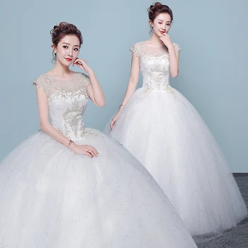 

vestidos de noiva 2019 Cheap Wedding Gowns Bride Dresses Vintage White Lace Bohemian Wedding Dress Robe de mariee Bruidsjurk