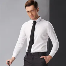 CARFANTE/Высококачественная Мужская рубашка из хлопка с длинными рукавами, однотонные рубашки M801-2